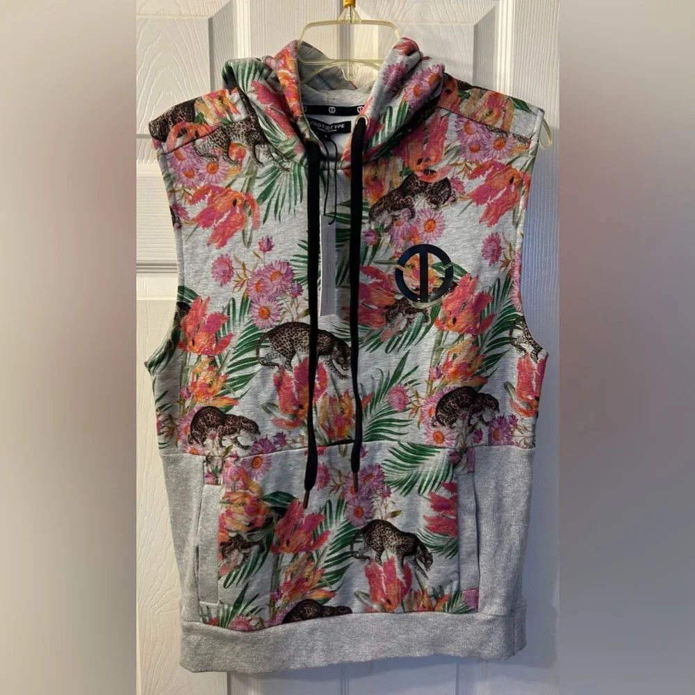 Prototype by Terrell Owen sleeveless hoodie size s